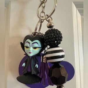Villain Malicifent Bag Charm with Beads